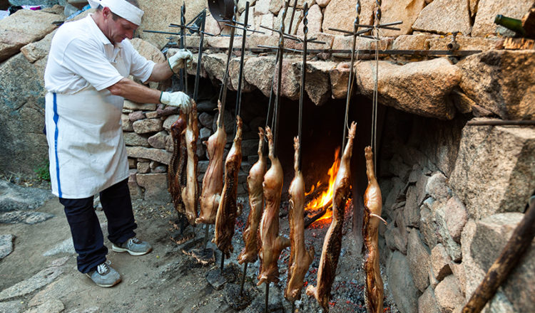 Porcetti al fuoco vivo