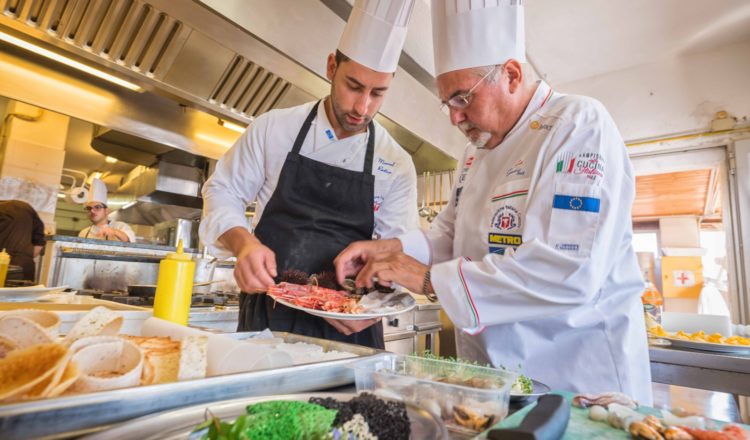 preparazione in cucina